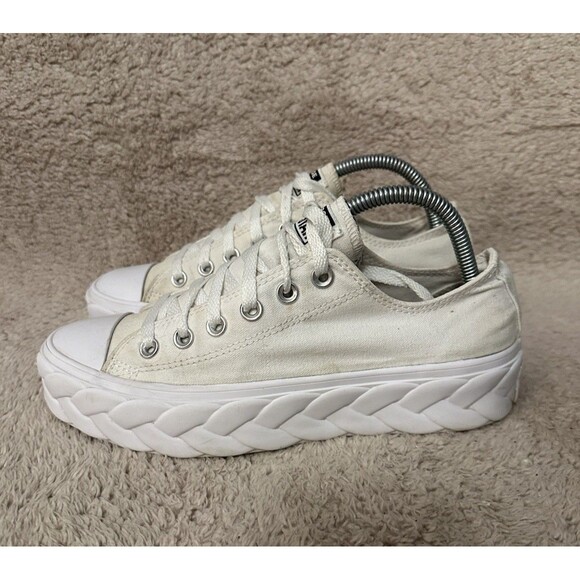 Converse Runway Cable Platform Lift OX Shoes Sneakers White Women’s Size 8 - Picture 1 of 10